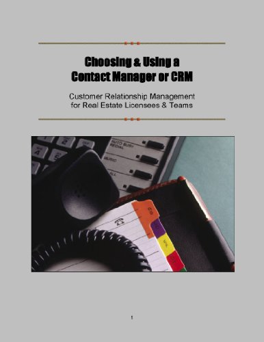 Choosing & Using a Contact Manager or CRM (English Edition)