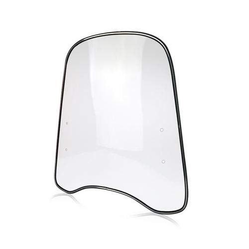 circulor Parabrisas Moto, Cupula Parabrisas para Moto Custom Pantalla Delantera para Moto Custom Transparente