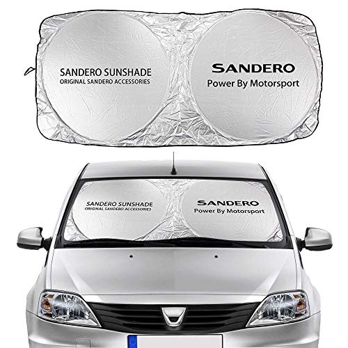 Coche Sun Shade Parasol Windshield del coche cubierta de la sombra del sol Compatible con Dacia SANDERO Stepway R4 Xplore Streetway Auto Accesorios Auto UV Reflector Visor Protector mascotas pueden es Coche Sun Shade Parasol Windshield del coche cubierta de la sombra del sol Compatible con Dacia SANDERO Stepway R4 Xplore Streetway Auto Accesorios Auto UV Reflector Visor Protector mascotas pueden es