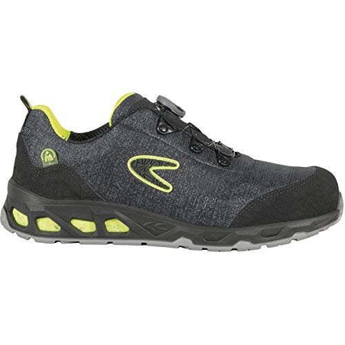 Cofra 73081-002 ENVIRONMENT ESD S1 P SRC - Zapatos de seguridad, color gris/negro/amarillo, talla 40