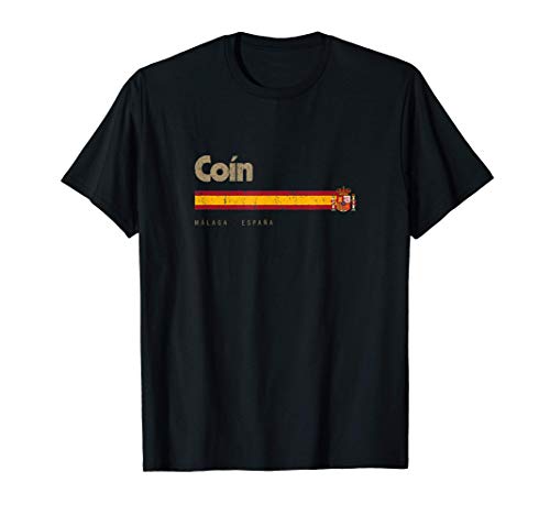Coín Ciudad Española Vintage Bandera España Camiseta Coín Ciudad Española Vintage Bandera España Camiseta