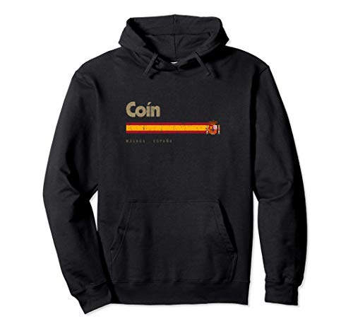 Coín Ciudad Española Vintage Bandera España Sudadera con Capucha Coín Ciudad Española Vintage Bandera España Sudadera con Capucha