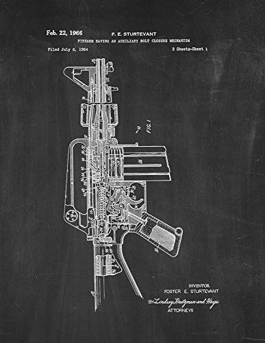 Colt AR-15 M10092 - Rifle semiautomático con impresión de Patente