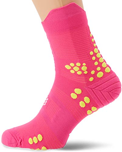 COMPRESSPORT Pro Racing Socks V3 Trail High Fluo Pink 42-44