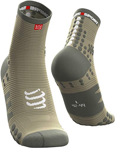 Compressport Pro Racing Socks V3.0 Run High Olijf-Groen