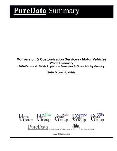 Conversion & Customisation Services - Motor Vehicles World Summary: 2020 Economic Crisis Impact on Revenues & Financials by Country: 9524 (PureData World Summary)