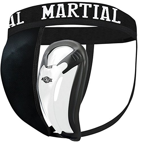 Coquilla Martial con 2 tamaños de Copa para un Ajuste Ideal. ¡Protección de los genitales con una Gran Libertad de Movimiento! Protección inguinal con el Mejor Ajuste y Cintura elástica.