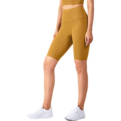 Corumly Pantalones Cortos para Mujer Americana Pantalones Cortos Deportivos y Deportivos Sencillos de Cintura Alta Ajustados para Levantar la Cadera 8