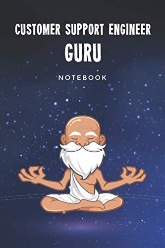 Customer Support Engineer Guru Notebook: Customized 100 Page Lined Journal Gift For A Busy Customer Support Engineer
