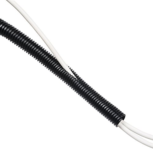 D-Line CTT1.1/25B Tubo flexible para cables 1,1 m, 25mm Ø - Negro