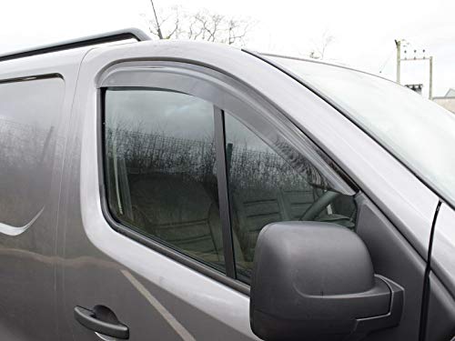 DGA - Deflectores de Viento tintados para ventanillas Delanteras y Furgonetas, Juego de 2 Unidades para Fiat Talento VY51807#3