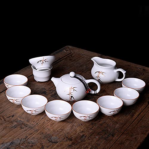 Ding Kiln Juego de té de cerámica de Asiana Banco Entidad Comercial Inferencias inmobiliarias financieras Logotipo de obsequio de la Empresa-Día del suroeste