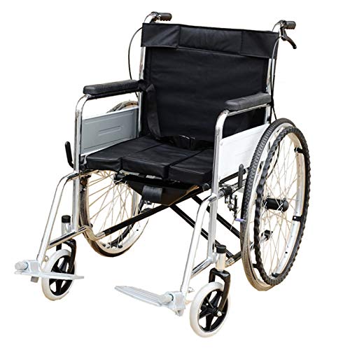 DYB Transporte Silla de Ruedas - Scooter discapacitado Plegable tocador de galvanoplastia para Silla de Ruedas portátil de Edad Avanzada Fácil de operar