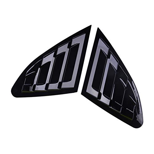 Fangaichen 1 par de la Ventana Lateral Laver Shutter Cover Cap ABS Black Fit para Chevrolet Malibu XL 2016 2017 2018 2019 2020 para la Pieza de Repuesto automático