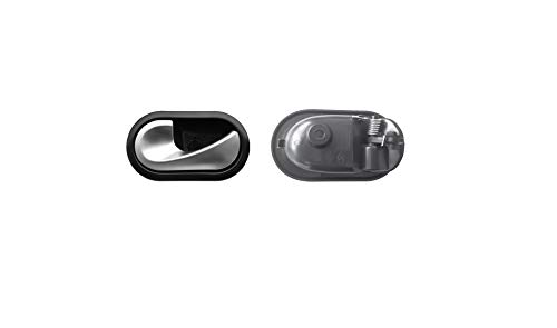 FINAO AUTOPARTS® - Tirador de puerta interior izquierdo negro y gris para Dacia Duster 1 fase 2, Sandero, Logan