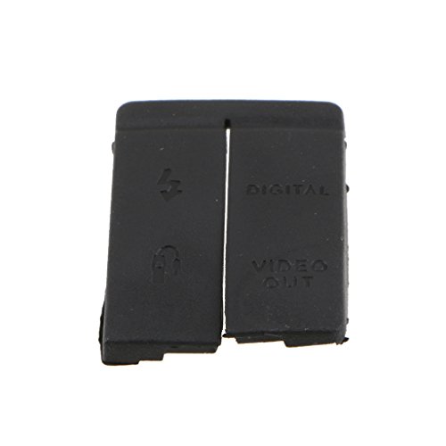 Flash Interfaz HDMI Cubierta de Goma Reemplazo de Tapa para Canon EOS 5D USB MIC -Negro Flash Interfaz HDMI Cubierta de Goma Reemplazo de Tapa para Canon EOS 5D USB MIC -Negro