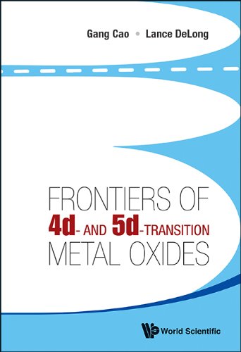 Frontiers Of 4d- And 5d-transition Metal Oxides (English Edition)