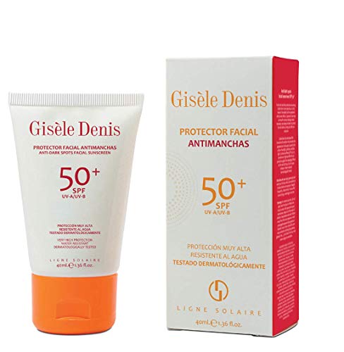 Gisèle Denis - Protector Facial Antimanchas FPS50+ , Crema Solar, Cuidado Facial y Solar, Resistente al Agua 40 ml