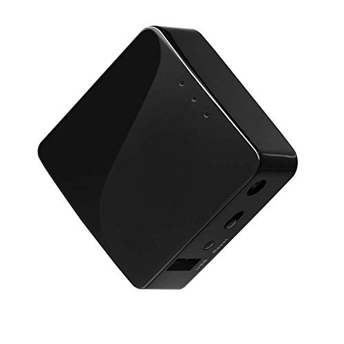 GL.iNet GL-AR300M Mini Travel Router, Wi-Fi Converter, OpenWrt Pre-installed, Repeater Bridge, 300Mbps High Performance, 128MB Nand flash, 128MB RAM, OpenVPN, Programmable IoT Gateway