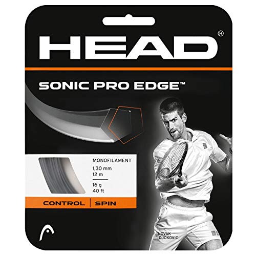 Head Sonic Pro Edge Cordajes de Raquetas de Tenis, Adultos Unisex, Antracite, 16