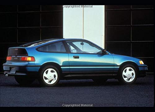 Honda Civic CRX Si: 120 pages with 20 lines you can use as a journal or a notebook .8.25 by 6 inches.