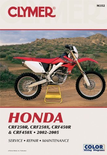Honda CRF250R (2004), CRF250X (2004) AND CRF450R 2002-2004 (Clymer Motorcycle Repair) by Penton Staff (2000) Paperback