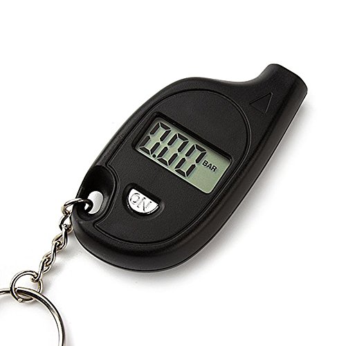 iTimo Medidor digital de presión de neumáticos de motocicleta para coche, medidor de presión de neumáticos, mini herramienta de diagnóstico, llavero detector de coche, pantalla LCD iTimo Medidor digital de presión de neumáticos de motocicleta para coche, medidor de presión de neumáticos, mini herramienta de diagnóstico, llavero detector de coche, pantalla LCD
