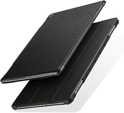 J&D Compatible para Huawei MediaPad M5 Lite 10 Funda, Huawei MediaPad M5 Lite 10 Inch Protección Pesada Resistente Funda y Carcasa con Función Automático Sueño/Estela - Negro