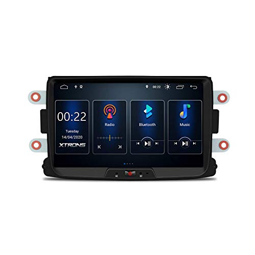 JIBO Android 10 Auto Estéreo Navegacion GPS Cabeza Unidad HD IPS Tocar Pantalla SWC Auto Radio Multimedia Jugador para Dacia & Renault, WiFi DSP Video Receptor