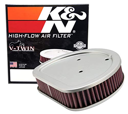 K&N HD-1499 - Recambio de filtro de aire para Harley Davidson 1450 Moto