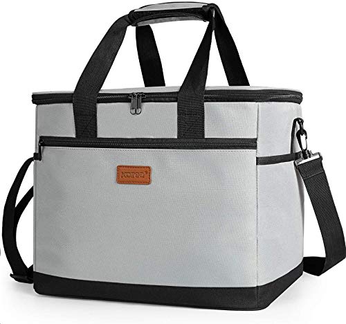 Kollea Bolsa Nevera, Bolsa Térmica de 30L Grande, Nevera Plegable para Picnic Familiar, Camping, Playa, Viaje en Coche y Trabajo, Mantén el Calor y Mantenlo frío