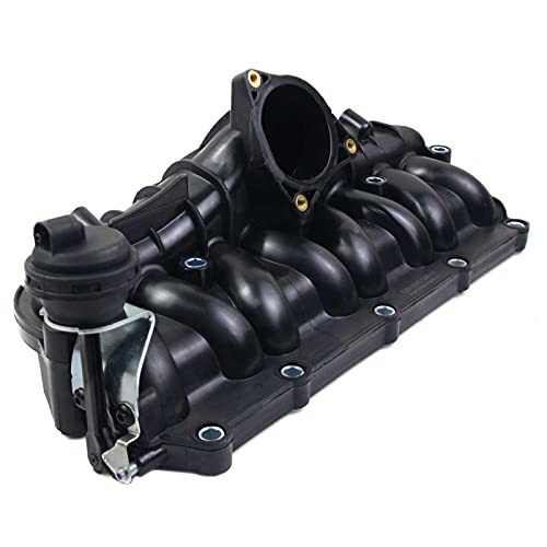Koomaha Colector de admisión de aire para Passat Jetta Golf A3 A4 A6 2.0 TDI 16V 03G129711AP 03G129711AS Koomaha Colector de admisión de aire para Passat Jetta Golf A3 A4 A6 2.0 TDI 16V 03G129711AP 03G129711AS