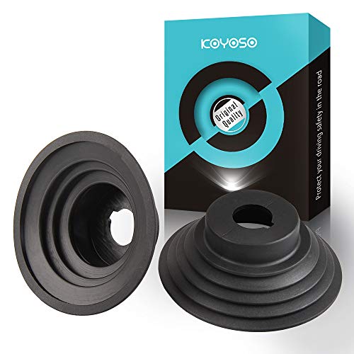 Koyoso Cubierta de Polvo de Goma para Faro, Tapa de Faro Universal para Bombillas LED Luz de Coches Koyoso Cubierta de Polvo de Goma para Faro, Tapa de Faro Universal para Bombillas LED Luz de Coches