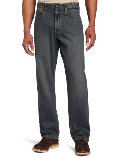 Lee Men's Big-Tall Premium Select Custom Fit Loose Straight Leg Jean, Worn Stone, 52W x 30L