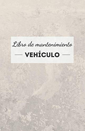 Libro de mantenimiento vehículo: universal, simple y práctico - formulario a rellenar para cada intervención - accesorio de coche, moto y scooter