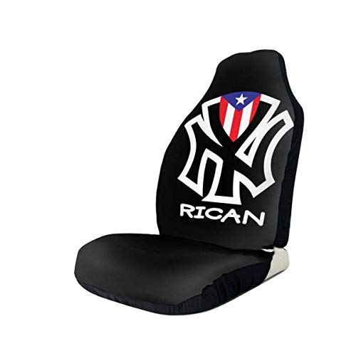 Little Yi Cubierta de asiento de coche con bandera de Puerto Rico de Nueva York Se adapta a la mayoría de los automóviles Little Yi Cubierta de asiento de coche con bandera de Puerto Rico de Nueva York Se adapta a la mayoría de los automóviles