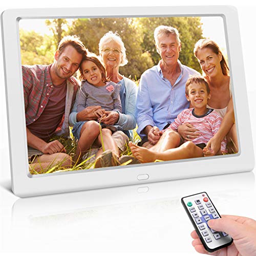 Marco Digital Fotos, Digital para Fotos y Vídeos 8 Pulgadas Pantalla Alta Definición 1280x 720 Marcos Digitales con Control Remoto Soporte de Foto/Música/Video/Calendario/Alarma Marco Digital Fotos, Digital para Fotos y Vídeos 8 Pulgadas Pantalla Alta Definición 1280x 720 Marcos Digitales con Control Remoto Soporte de Foto/Música/Video/Calendario/Alarma