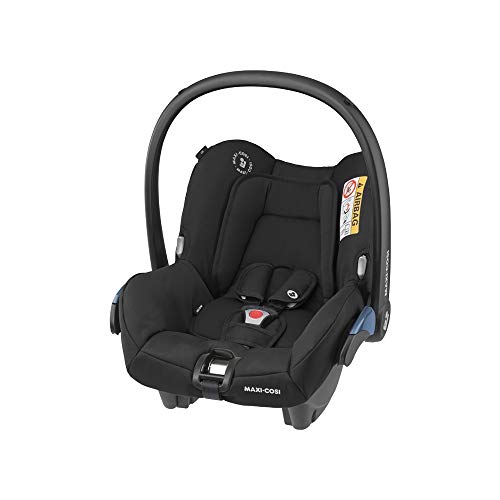 Maxi-Cosi Citi, Silla Auto Grupo 0+, Silla coche bebé portátil, bebé recién nacido hasta 12 meses, Color essential black Maxi-Cosi Citi, Silla Auto Grupo 0+, Silla coche bebé portátil, bebé recién nacido hasta 12 meses, Color essential black
