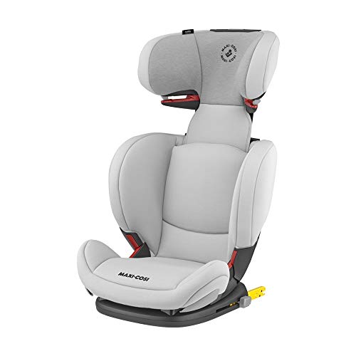 BABYLON alzador coche niño Corsar Isofix 22-36 kg. Silla coche bebe Grupo 3  isofix. Elevador coche niño, booster seat ECE R44/04 Gris