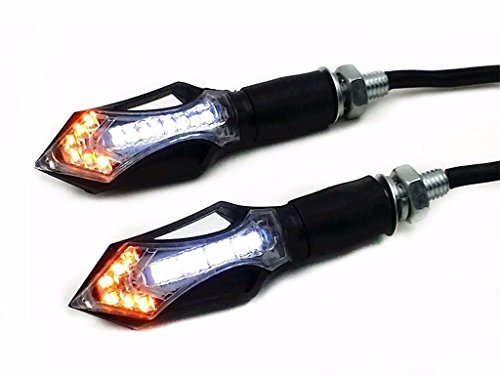 Motocicleta flecha LED señal de vuelta Indicador de freno Stop luz trasera para Cruiser Cafe Racer Bobber Dual Sport Custom Motocicleta flecha LED señal de vuelta Indicador de freno Stop luz trasera para Cruiser Cafe Racer Bobber Dual Sport Custom