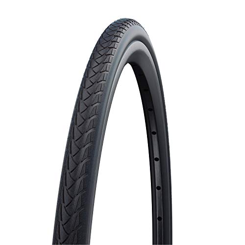 Neumáticos para silla de ruedas Schwalbe Marathon Plus Hs440 de Cicli Bonin Unisex, negro / reflejo, talla única