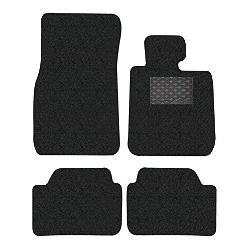 Nicoman Alfombrillas de Coche para Todo Tipo de Clima, Totalmente a Medida, compatibles con 1 Serie Hatchback 3 y 5 Puertas F20/F21 año 2012-2019 (Juego Completo de 4 Piezas, Negro)