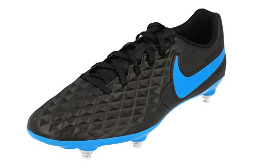Nike Legend 8 Club SG, Botas de fútbol Unisex Adulto, Multicolor (Black/Blue Hero 4), 42 EU