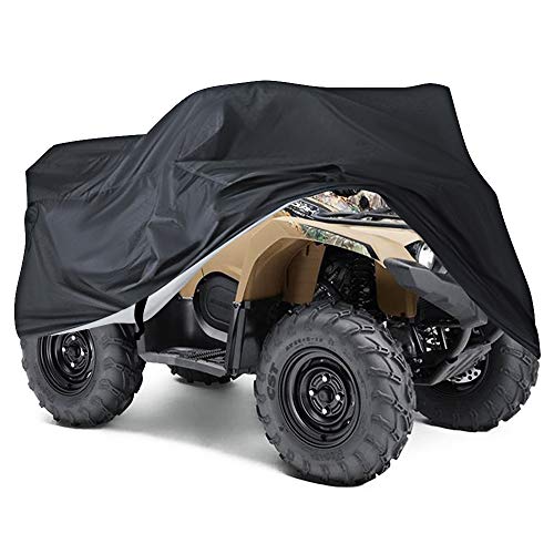 NOVSIGHT - Funda Protectora para Moto Quad ATV Exterior Impermeable Anti UV XXXL Negro