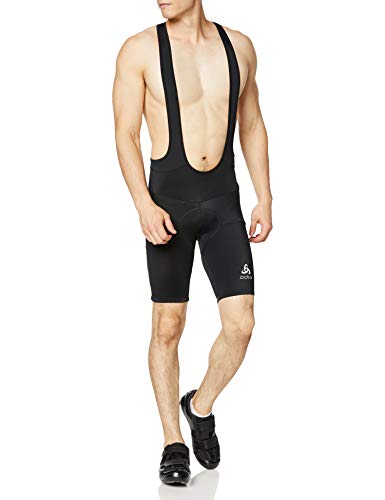 Odlo Element Suspenders Shorts Mallas para Hombre, Negro, XX-Large