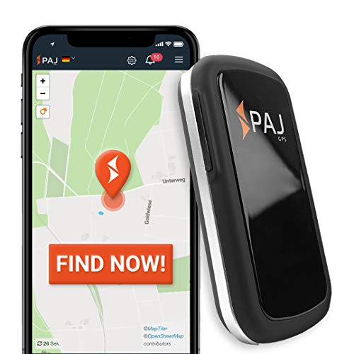 PAJ GPS Allround Finder -Localizador GPS para Coche, Moto, Personas Mayores, niños y más -Rastreador GPS en Tiempo Real- GPS antirrobo Coche- Marca Alemana -Autonomía 20 a 60 días(Modo Stand-by)