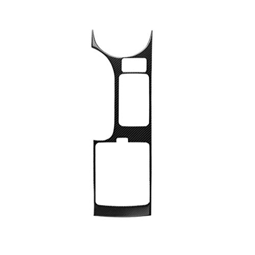 PANGTOU Etiqueta engomada Decorativa del Marco del Panel Grande del Control del Sistema Central de Fibra de Carbono del Coche para Nissan 350z 2006-2009 Productos Moldeados para el Interior del Coche