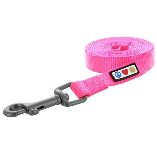 Pawtitas Correa para Perros Extra Extra Pequeños y Gatos Correa de adiestramiento Ideal para Gatos y Perros Muy Pequeños Correa de 1.80 m de Largo - Correa Talla XXS Rosa