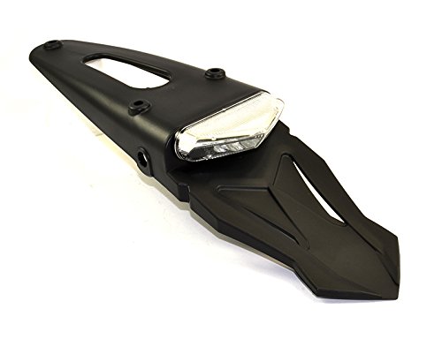 Portamatrículas Universal Cross Enduro con Luz Led Homologado Portamatrículas Universal Cross Enduro con Luz Led Homologado