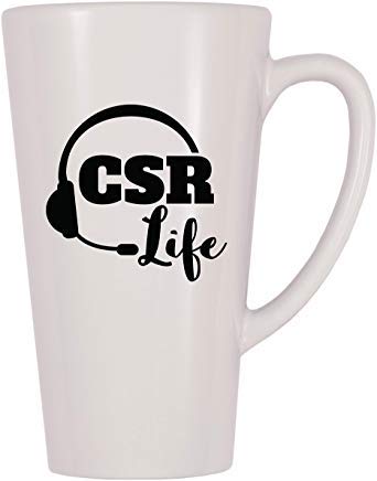 Queen54ferna CSR Customer Service Representative Life - Taza de café de cerámica para hombres, mujeres, mamá, papá, maestro, taza de Navidad, cumpleaños, jubilación, regalos de graduación